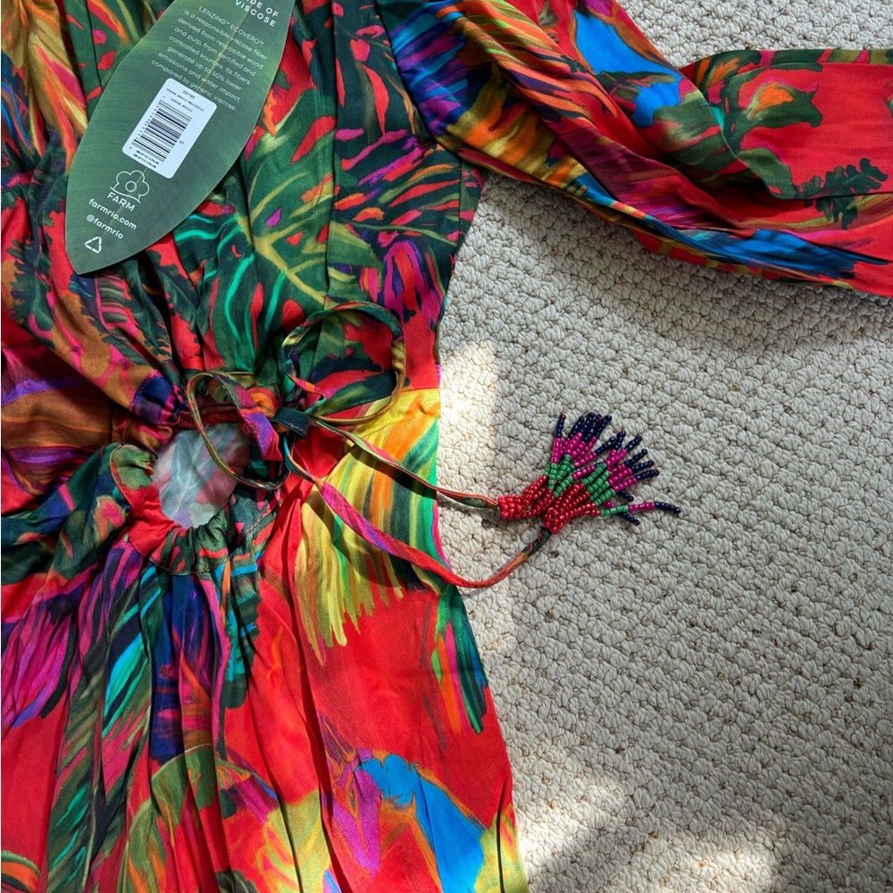 Farm Rio Colorful Patterned Dress - Picture 3 of 5